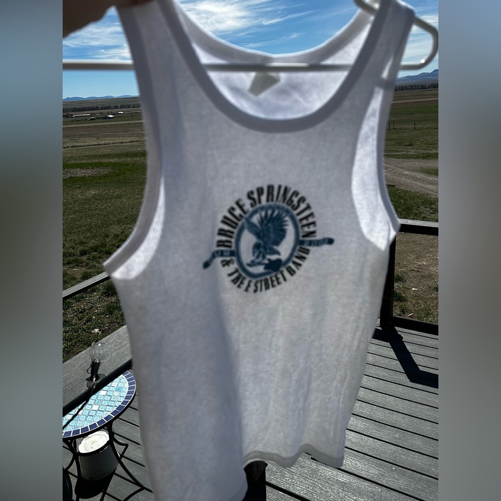 Vintage Bruce Springsteen 2003 tour tank. XL